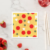 Cool leuke pizza party kinderen verjaardag servet (Insitu)