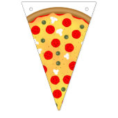 Cool leuke pizza party kinderen verjaardag vlaggetjes (Eerste vlag)