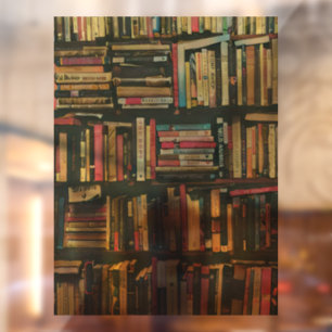 Cool Library lover-cadeau Raamsticker