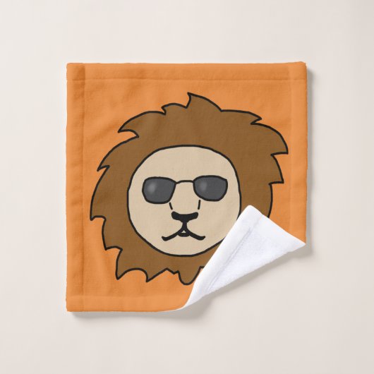 Cool Lion Orange Kids (Gant de toilette)