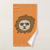 Cool Lion Oranje Kinderen Bad Handdoek (Handdoek)