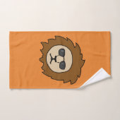 Cool Lion Oranje Kinderen Bad Handdoek (Handdoek)