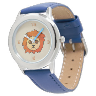 Cool Lion Oranje Kinderen Horloge