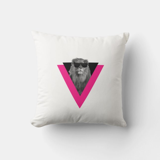 Cool Lion Pillow Kussen (Voorkant)