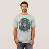 Cool Lion with Glasses Graphic  T-shirt (Voorkant volledig)