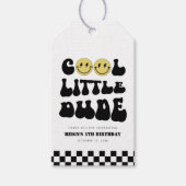 Cool Little Dude | Jongens Lees Verjaardag & Favor Cadeaulabel (Voorkant)