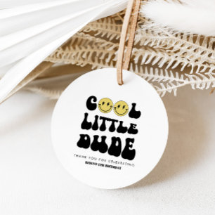 Cool Little Dude Jongens Rad 5e verjaardag Bedankjes Labels