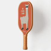 Cool Llama, aangepaste naam en kleur Pickleball Pa Paddle (Links)