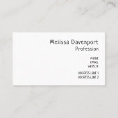 Cool Llama en Smiling Kawaii Sun Visitekaartje (Achterkant)