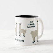 Cool LlamaS aangepaste naam en tekst mokken (Voorkant rechts)