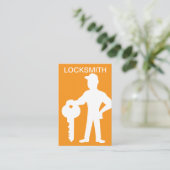 Cool Locksmith Carte de visite vertical moderne (Debout devant)