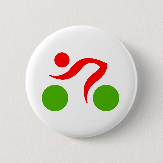 Cool logo fietsen ronde button 5,7 cm (Voorkant)