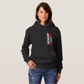 Cool Los Angeles California Illustration Graphic D Hoodie (Voorkant volledig)