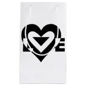 Cool Love Graphic, Black Klein Cadeauzakje (Voorkant)