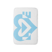 Cool Love Graphic, Blue Badmat (Voorkant Verticaal)