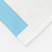 Cool Love Graphic, Blue Fleece Deken (Hoek)