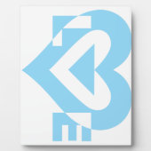 Cool Love Graphic, Blue Fotoplaat (Voorkant)