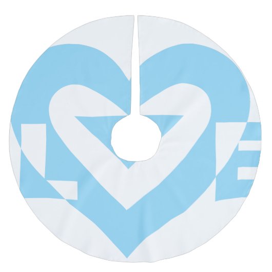 Cool Love Graphic, Blue Kerstboom Rok (Voorkant)