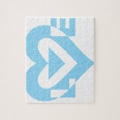 Cool Love Graphic, Blue Legpuzzel (Verticaal)