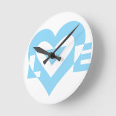 Cool Love Graphic, Blue Ronde Klok (Hoek)