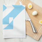 Cool Love Graphic, Blue Theedoek (Quarter Fold)