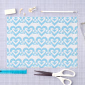 Cool Love Graphic, Blue Tissuepapier (Craft)