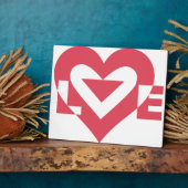 Cool Love Graphic, Cherry Pink Fotoplaat (Zijkant)