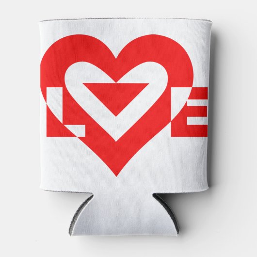 Cool Love Graphic, Red Blikjeskoeler (Voorkant)