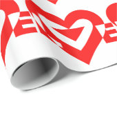 Cool Love Graphic, Red Cadeaupapier (Rol Hoek)