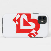 Cool Love Graphic, Red Case-Mate iPhone Case (Achterkant (horizontaal))