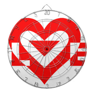 Cool Love Graphic, Red Dartbord