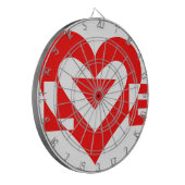 Cool Love Graphic, Red Dartbord (Voorkant Links)