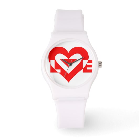 Cool Love Graphic, Red Horloge (Voorkant)
