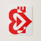 Cool Love Graphic, Red Legpuzzel (Verticaal)