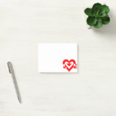 Cool Love Graphic, Red Post-it® Notes (Kantoor)