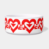 Cool Love Graphic, Red Voerbakje (Links)