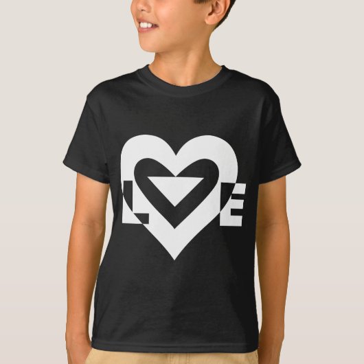Cool Love Graphic, White T-shirt (Voorkant)