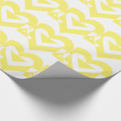 Cool Love Graphic, Yellow Cadeaupapier (Hoek)