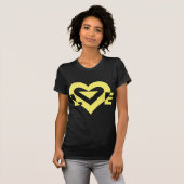 Cool Love Graphic, Yellow T-shirt (Voorkant volledig)