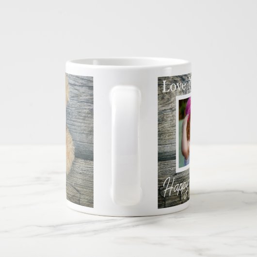 Cool Love My Teddy Bear Photo Extra Grote Beker (Achterkant)