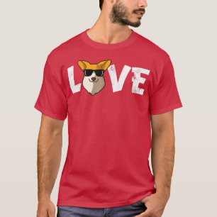 Cool Love Pembroke Corgi Ma Funny Dog Dad T-shirt