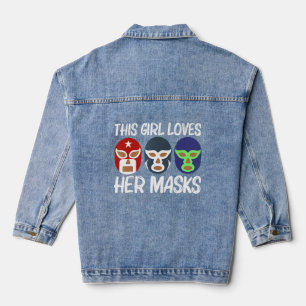 Cool Lucha Libre Pour Filles Femmes Luchador Mexic