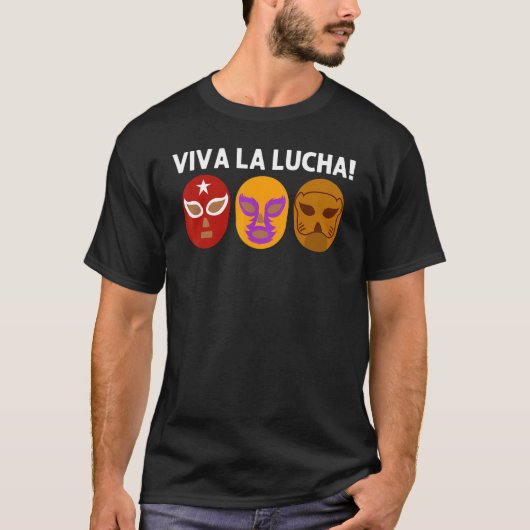 Cool Lucha libre voor mannen Luchador Mexicaanse g T-shirt (Voorkant)