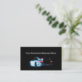 Cool Luxe Sport Voiture Thème Cartes de visite (Debout devant)