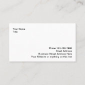 Cool Luxe Sport Voiture Thème Cartes de visite (Dos)