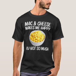 Cool Mac en kaas voor mannen Macaroni Food T-shirt
