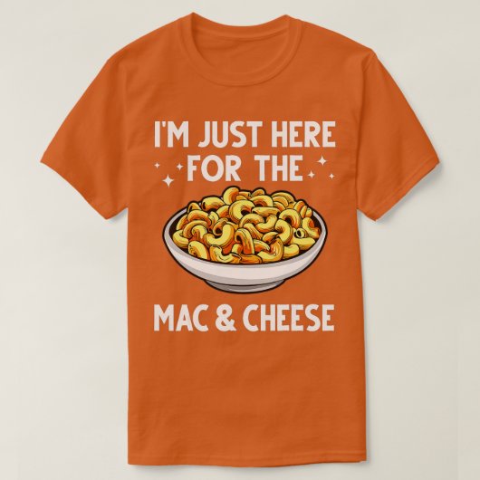Cool Mac en kaas voor mannen Maraconi Cheese T-shirt (Design voorkant)