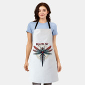 Cool Machined Steampunk Dragonfly - Draken Vliegen Schort (Gedragen)