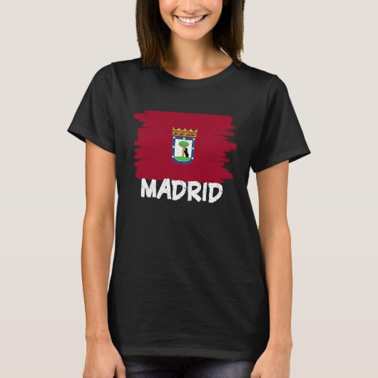 Cool Madrid Flag T-shirt (Voorkant)