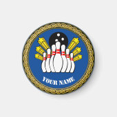 COOL ! Magnet - Bowling - Custom Bowler - Ajouter (Devant)